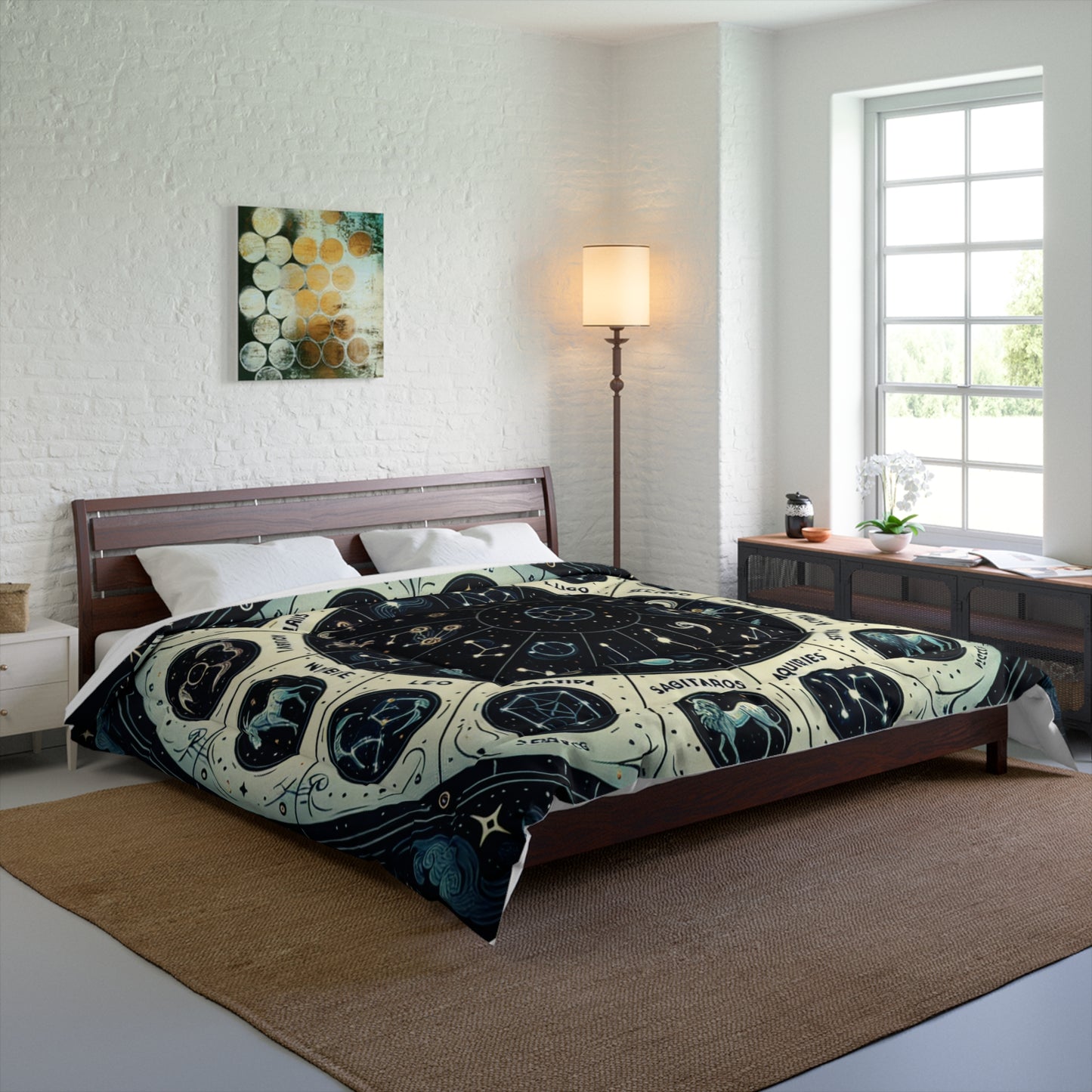 Astrology Zodiac Comforter - Cozy Celestial Bedding for Horoscope Lovers