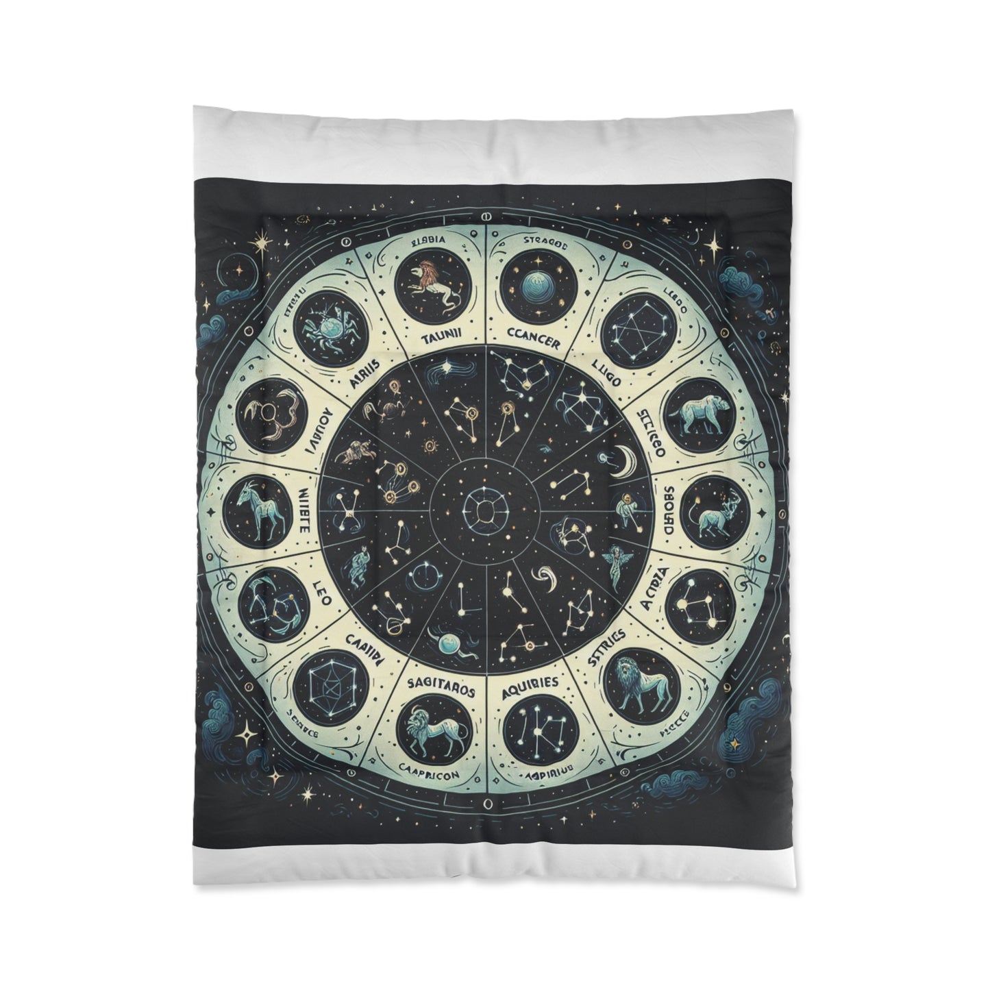 Astrology Zodiac Comforter - Cozy Celestial Bedding for Horoscope Lovers