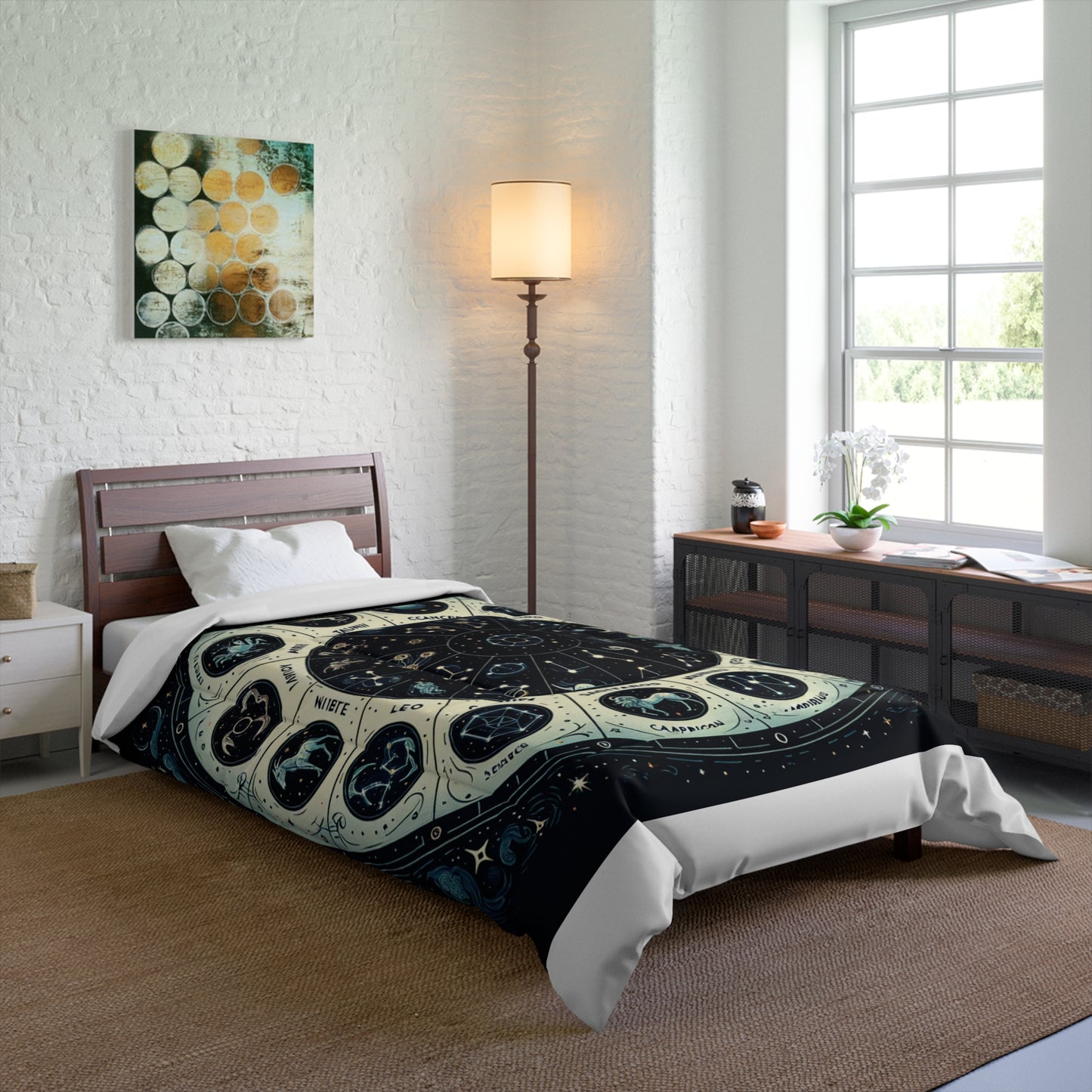 Astrology Zodiac Comforter - Cozy Celestial Bedding for Horoscope Lovers