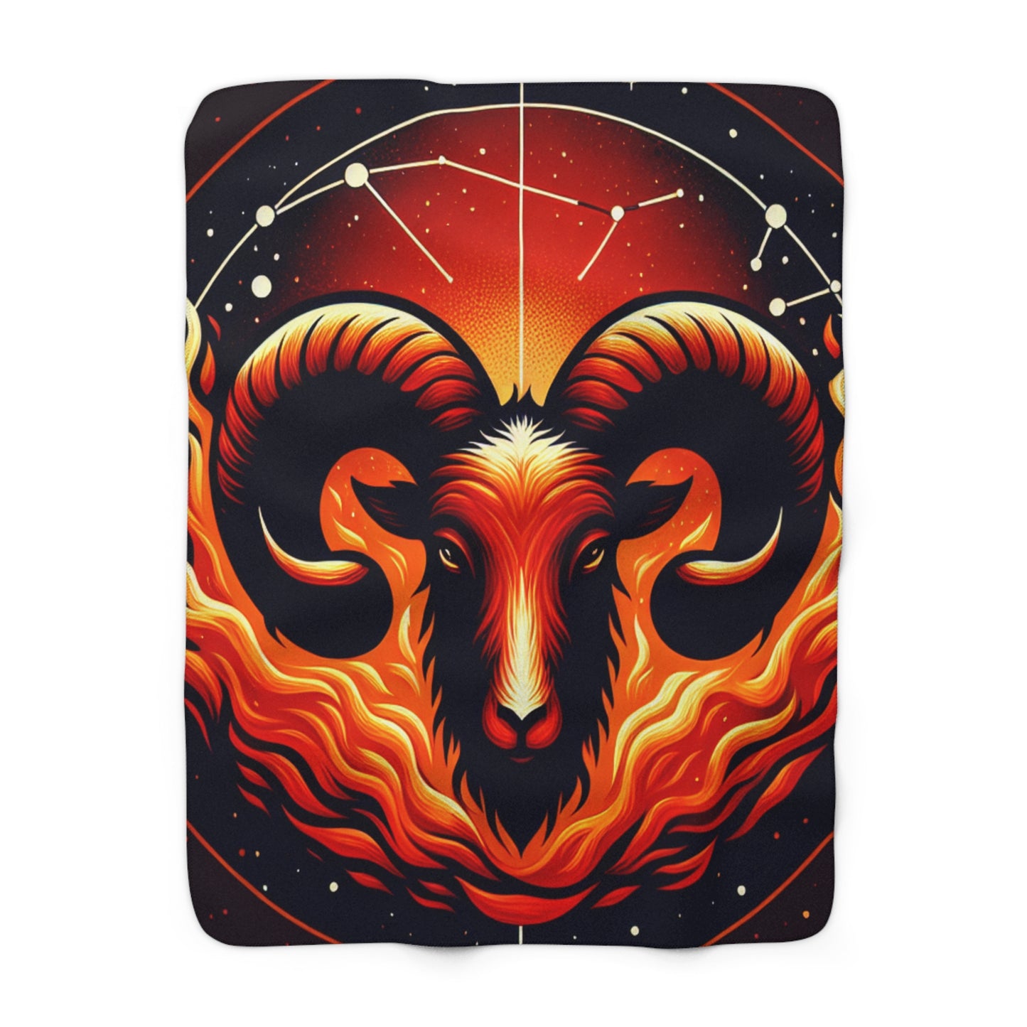 Aries Sherpa Fleece Blanket