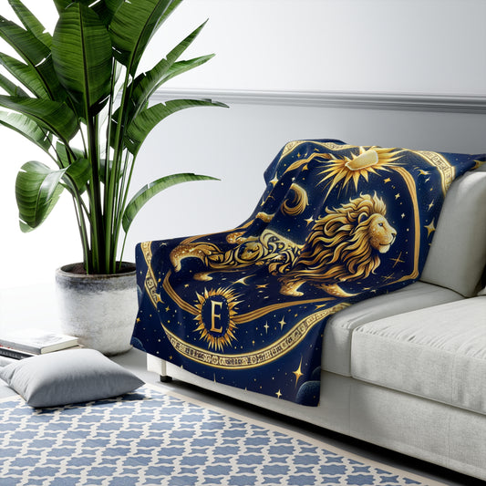 Leo Sherpa Fleece Blanket