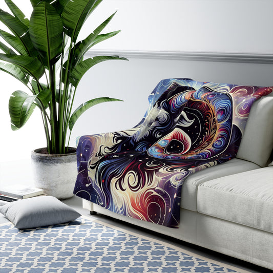 Aries Sherpa Fleece Blanket