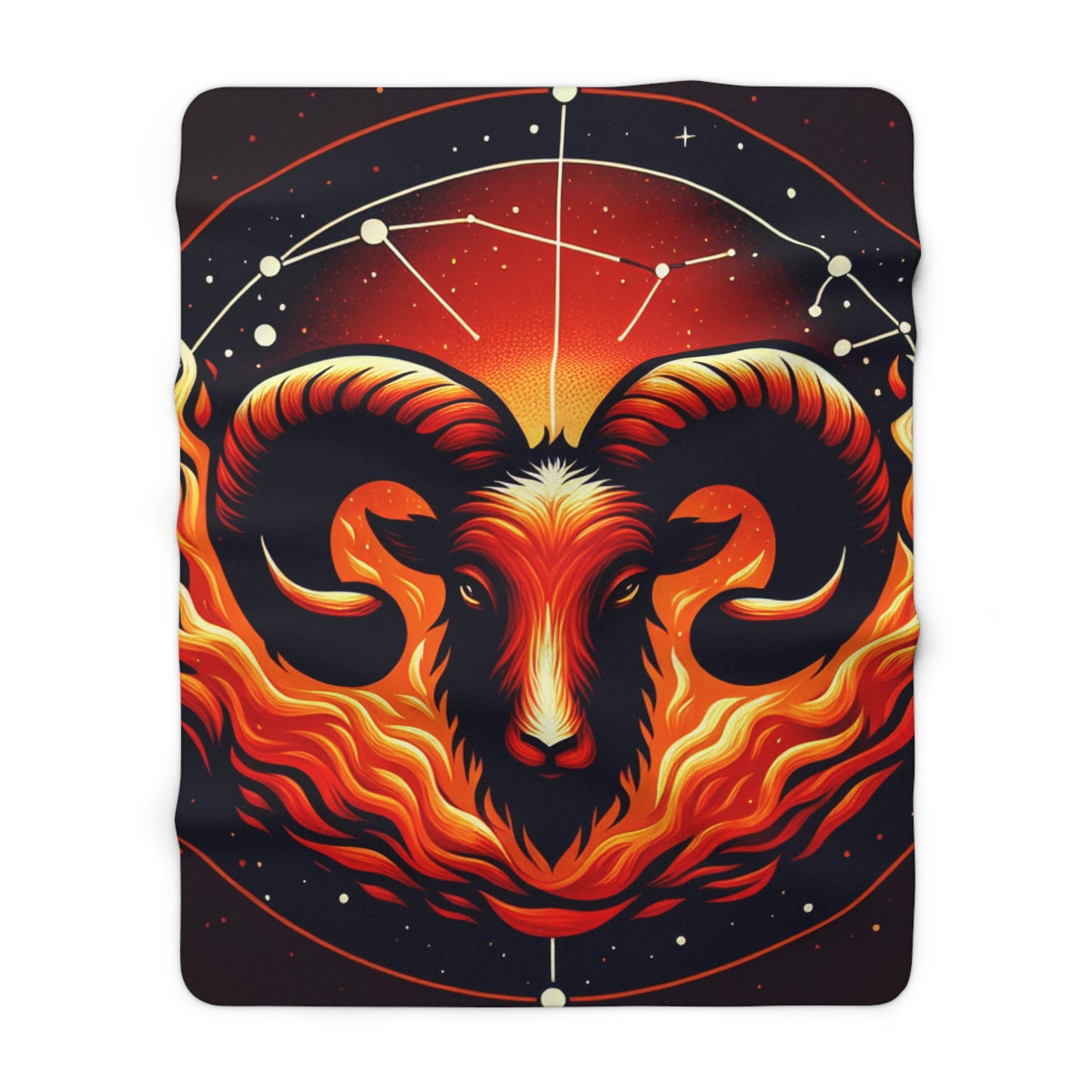 Aries Sherpa Fleece Blanket