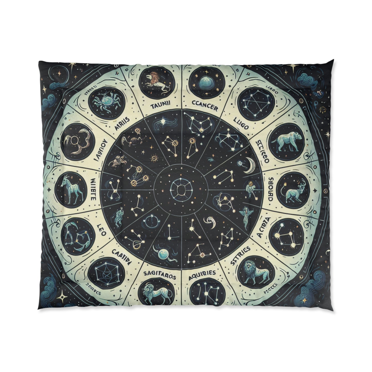 Astrology Zodiac Comforter - Cozy Celestial Bedding for Horoscope Lovers