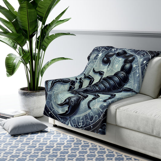 Scorpio Sherpa Fleece Blanket